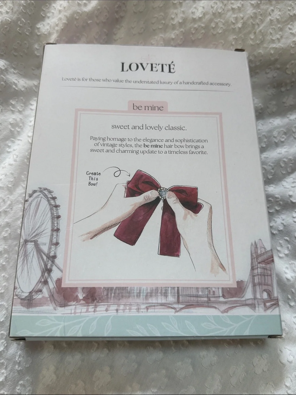Lovete be mine Hair Bow Tying Set